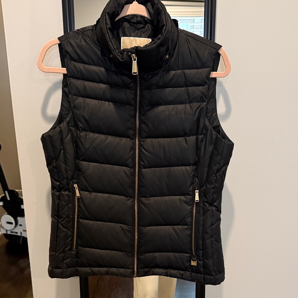 Michael Kors Black Puffer Vest